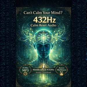 ¿No puedes calmar tu mente? / Audio artesanal de 432 Hz para restablecer la ansiedad