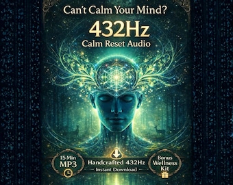 Can’t Calm Your Mind? | Handcrafted 432Hz Anxiety Reset Audio