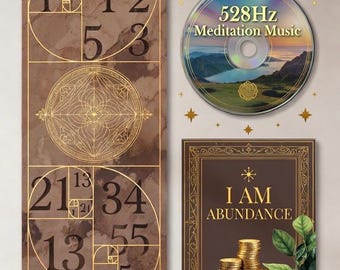 Healing Frequency | Wall Art | Personalized Canvas  | 528Hz Meditation Music  | Money Affirmations