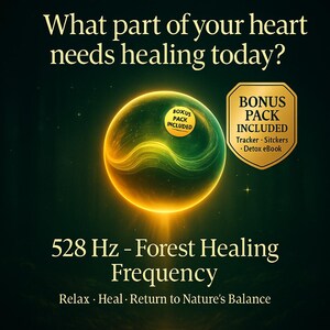 Healing Frequency 528Hz - DNA Repair, Heart Chakra Meditation - Spiritual Awakening - Chakra Balance