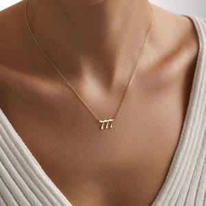 Personalized Number Pendant for Good Vibes, Custom Angel Numbers, Luck & Protection Handmade Numerology Necklace, Elegant  Number Pendant
