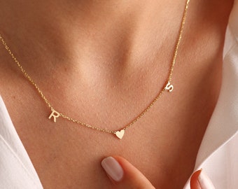 Gold Initial Necklace , Initial Necklace , Personalized Jewelry ,Letter Necklace, Personalized Gifts , Mothers Day Gift , Gift for mother