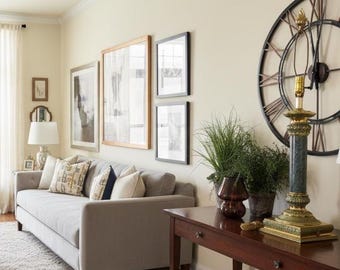 Antique Brass & Green Empire Table Lamp (XF)