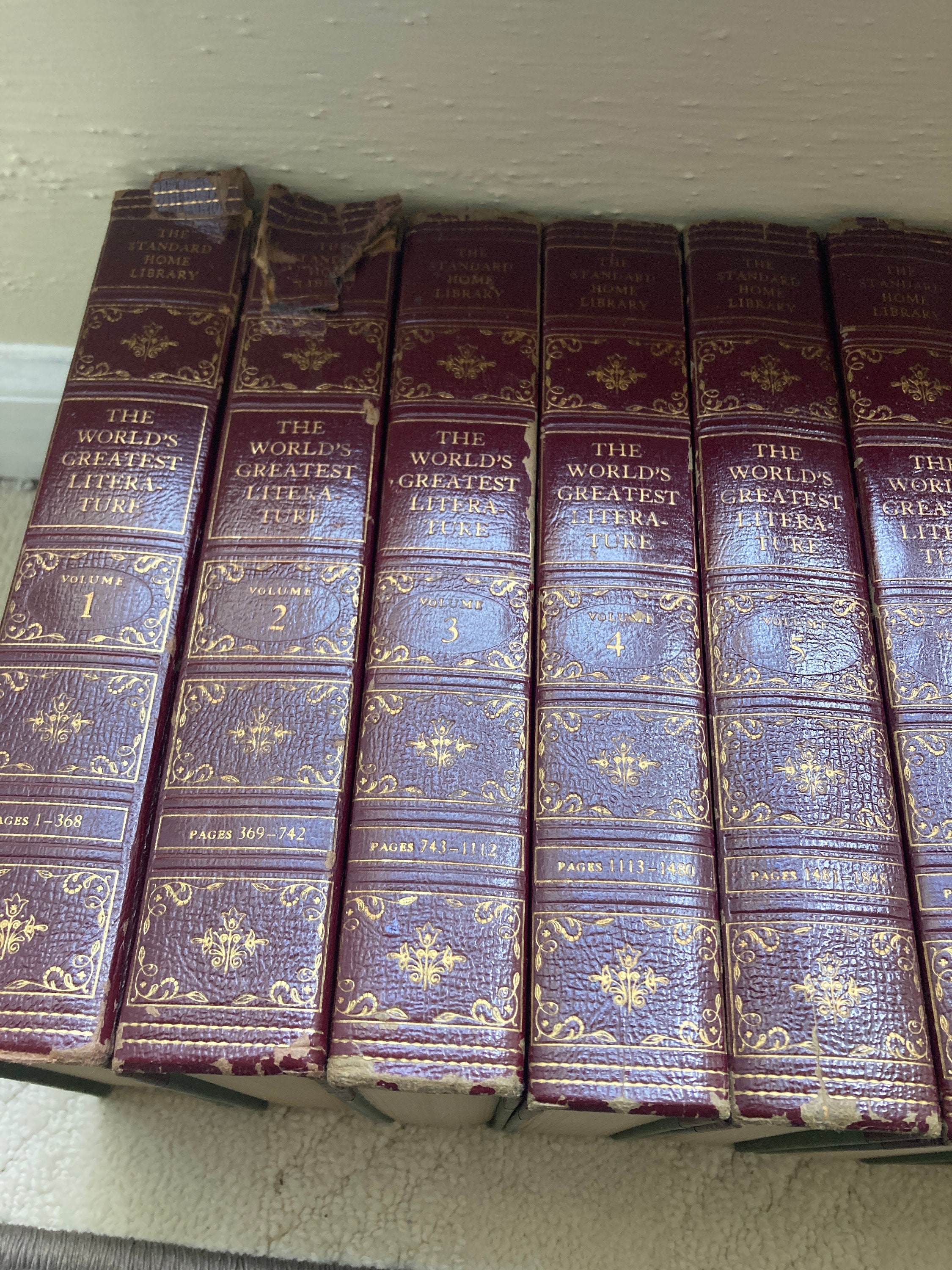 The Worlds Greatest Literature 20 Volumes Set - Etsy
