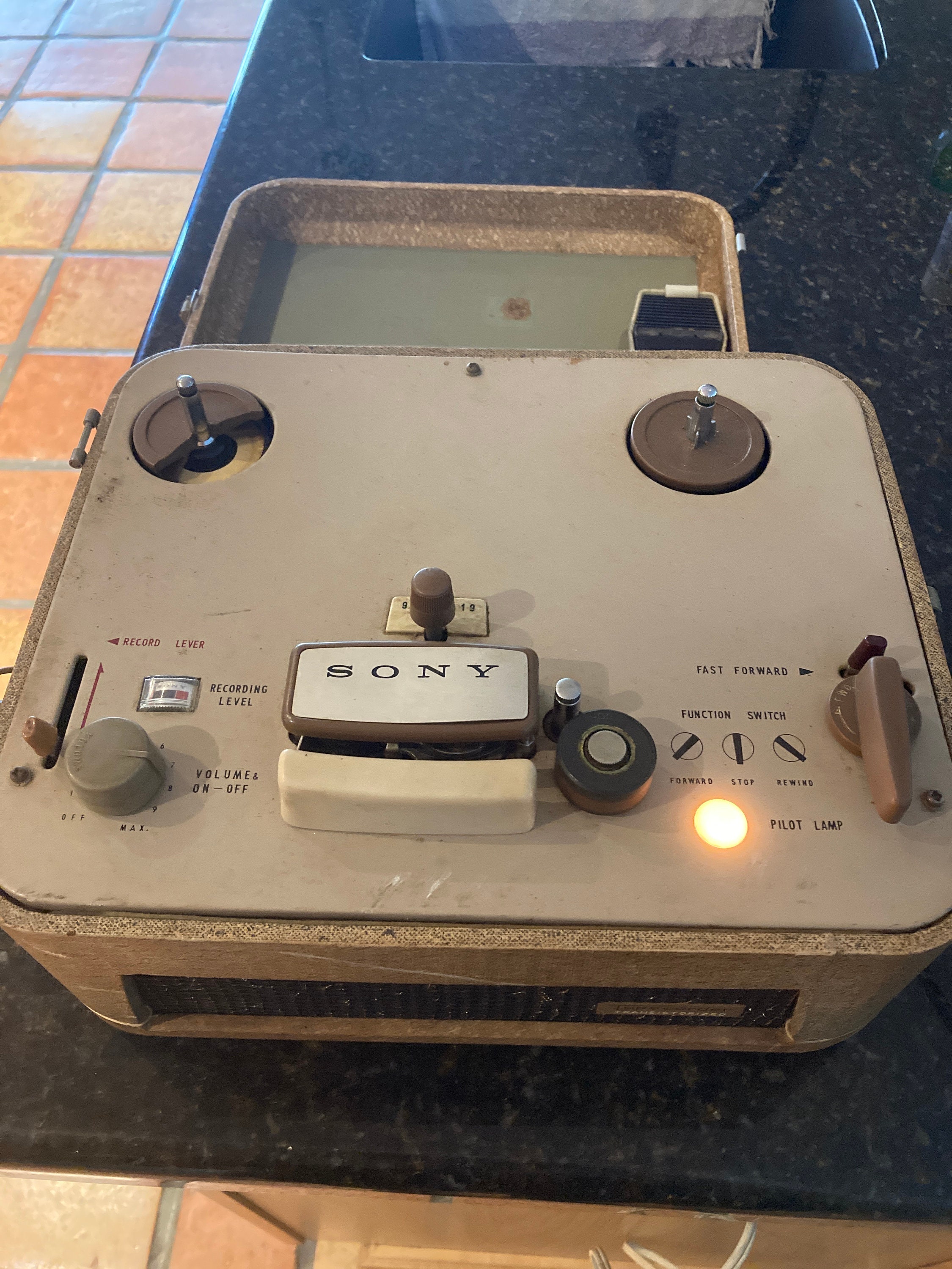 Antique Sony Transistor Tape Recorder Model 101 1950s 