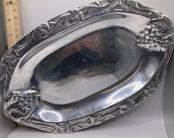 Vintage Pewter Tray (Cab P)