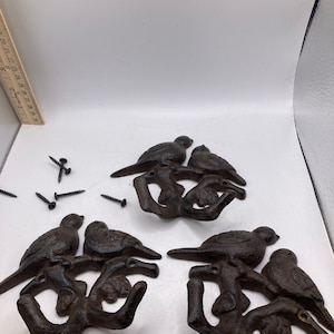 Cast Iron Bird Hooks (D11)