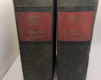 The Works of Alphonse Daudet 1929 and Theophile Gautier 1928