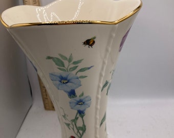 Lenox Morningside pattern flared vase