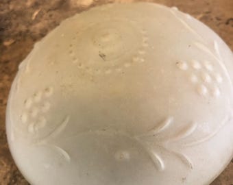 Vintage Frosted Glass Light Globe