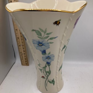 Lenox Morningside pattern flared vase image 3