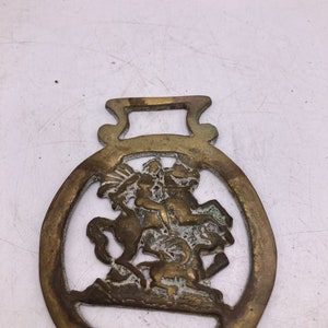 Brass Horse Medallion (D4)