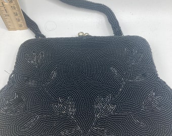 Bolso de noche vintage con cuentas (KM)