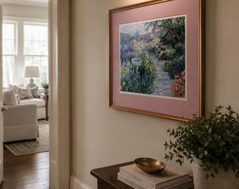 Framed “Pleasure of the Senses” Art by Hartley