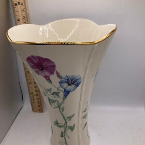 Lenox Morningside pattern flared vase image 2