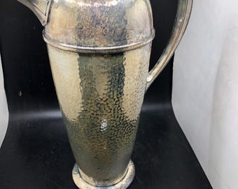 Pairpoint Manufacturing Co. Art Deco Hammered Cocktail Shaker (AT)