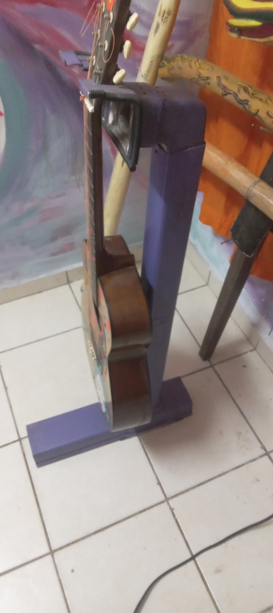 Didgeridoo Stand and Can Double as Guitar Stand as Well Etsy Australia
