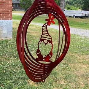 DXF & svg File ready to cut Gnome Wind Spinner Set of 4. ***FILE ONLY***