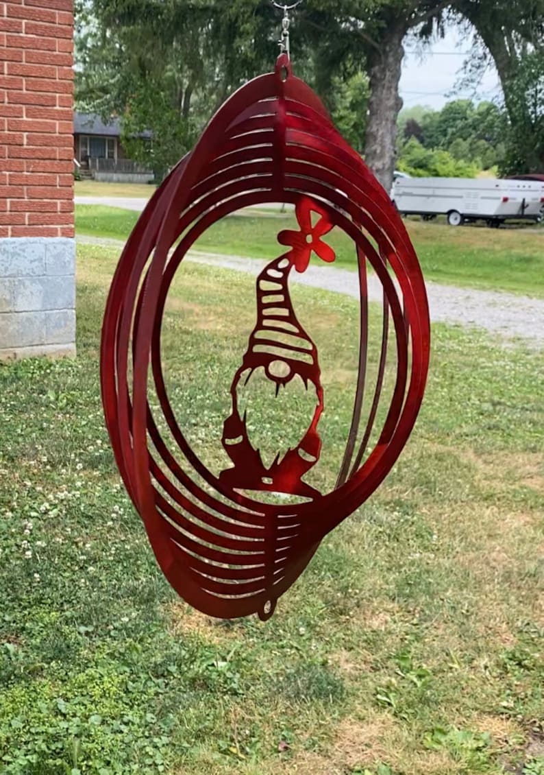 DXF & Svg File Ready to Cut Gnome Wind Spinner Set of 4. FILE ONLY Etsy