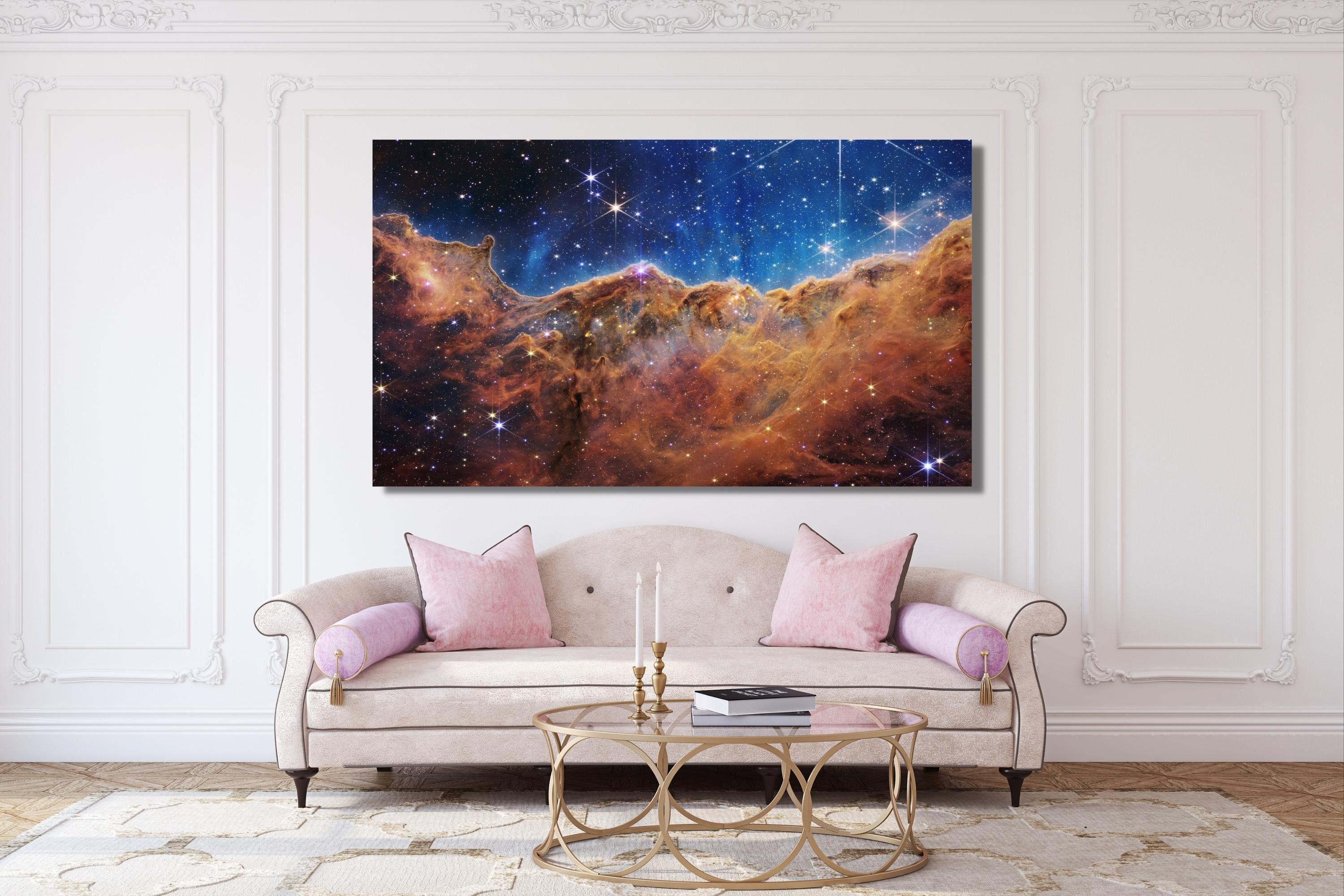 NASA Carina Nebula Deep Field Canvas Wall Art James Webb Space ...