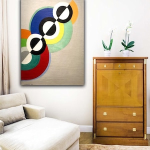 Robert Delaunay Rhythms Canvas Print Wall Art,Delaunay Poster,Delaunay Painting,Delaunay Print,Art Reproduction,Archival Giclee
