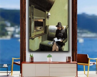 エドワード・ホッパーのアートプリント、コンパートメントC、車両193