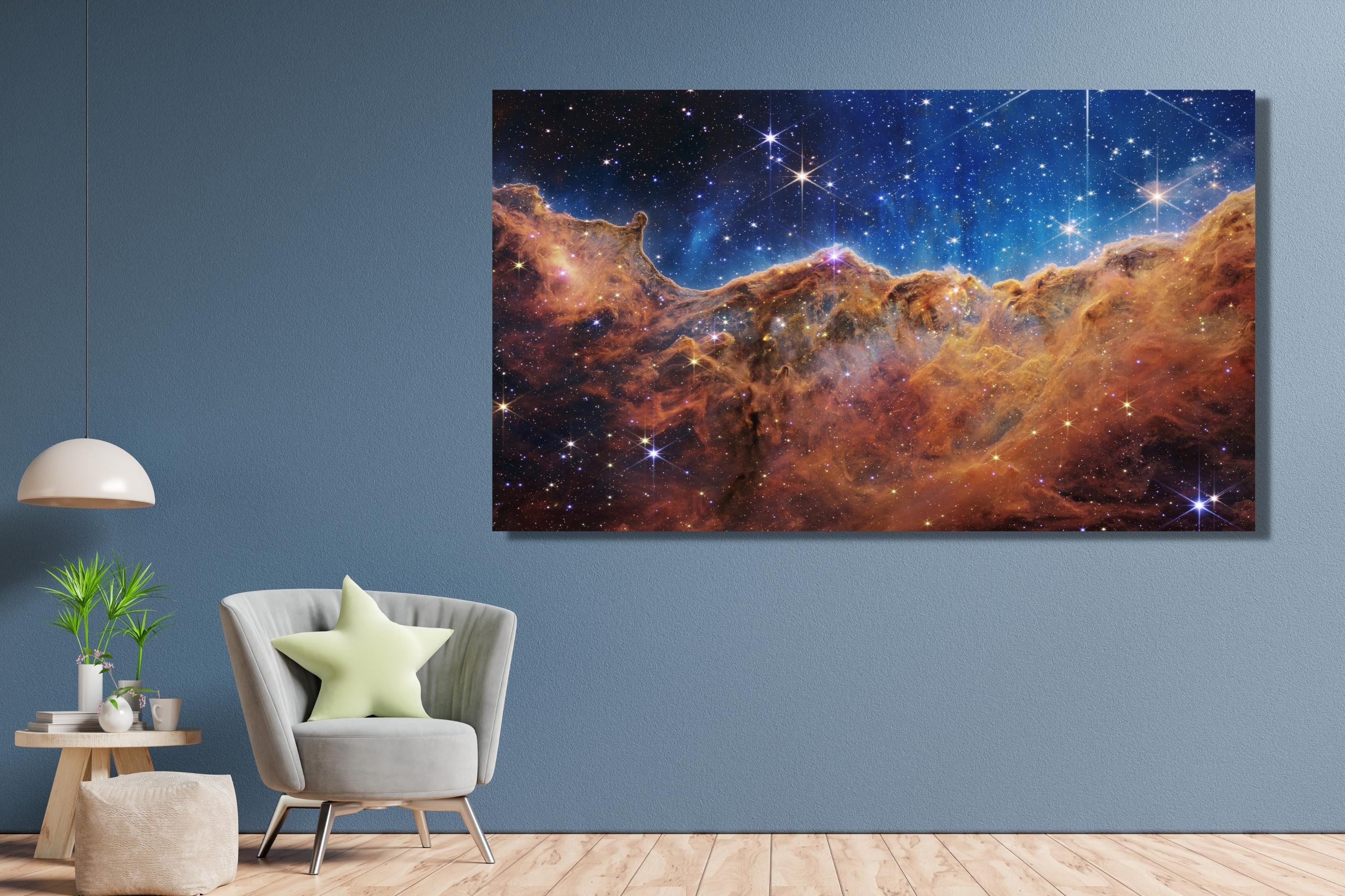 NASA Carina Nebula Deep Field Canvas Wall Art James Webb Space ...