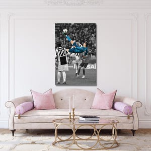 Cristiano Ronaldo Poster, CR7 Poster, Ronaldo Juventus Goal, Soccer Print, Sports Wall Art, Man Cave Gift,Kids Room Decor,Ronaldo Fan Gift