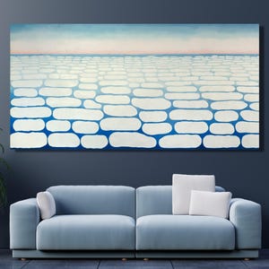 Georgia O&#39;Keeffe Canvas Wall Art Sky above Clouds IV Giclee Reproduction Wall art Georgia O&#39;Keeffe Poster Georgia O&#39;Keeffe Gift Decor Print