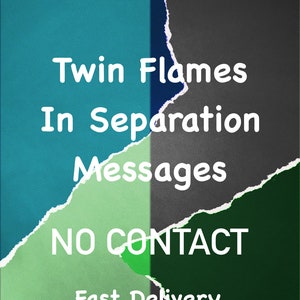 Messages Twin Flames SANS CONTACT, 10 cartes Oracle, messages canalisés détaillés.