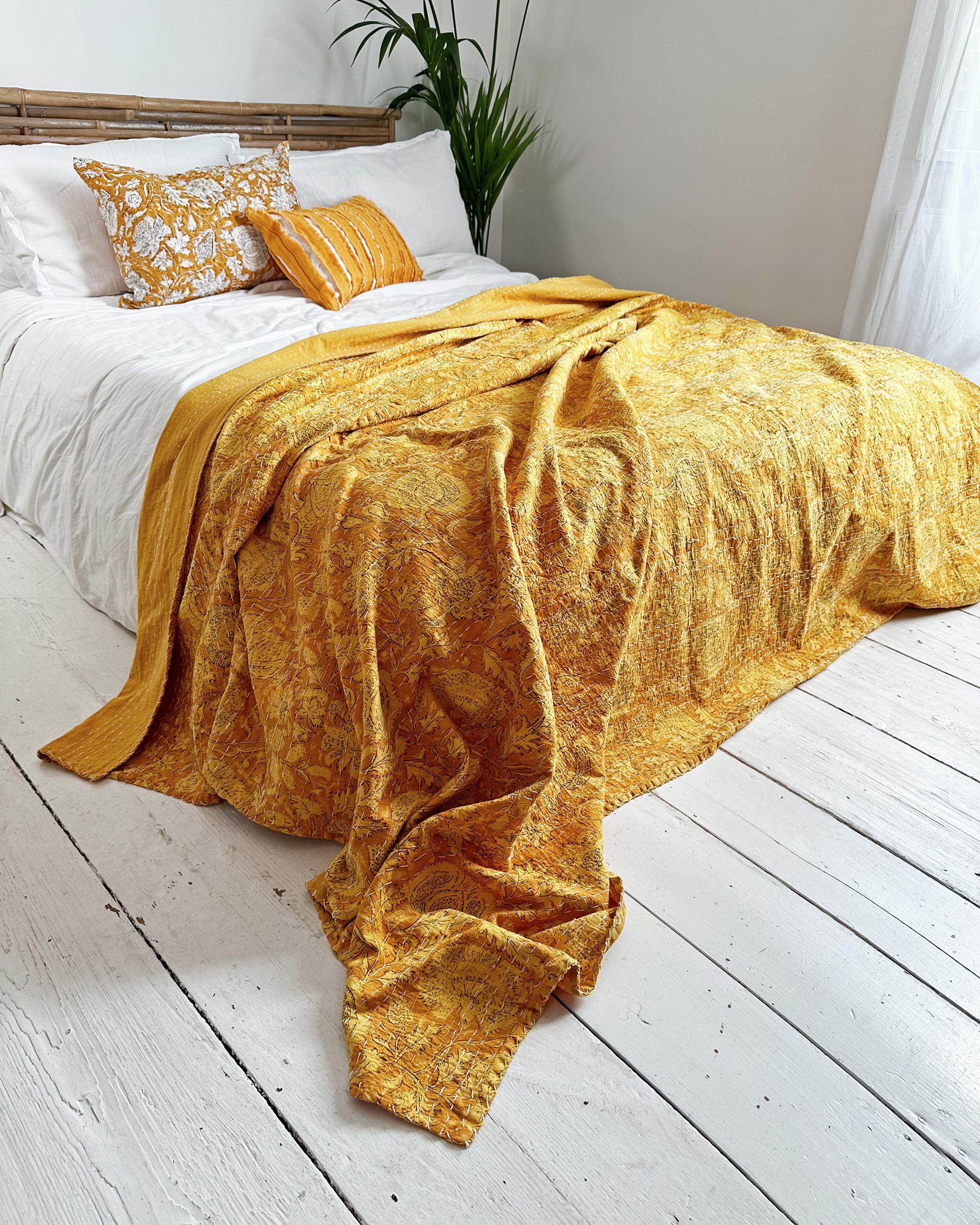 Yellow king blanket sale