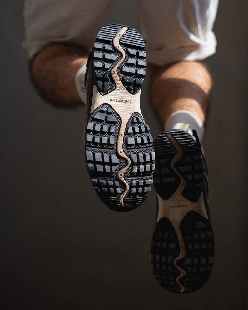 LANDS' END All Weather Closed Toe Sandals Suede Etsy