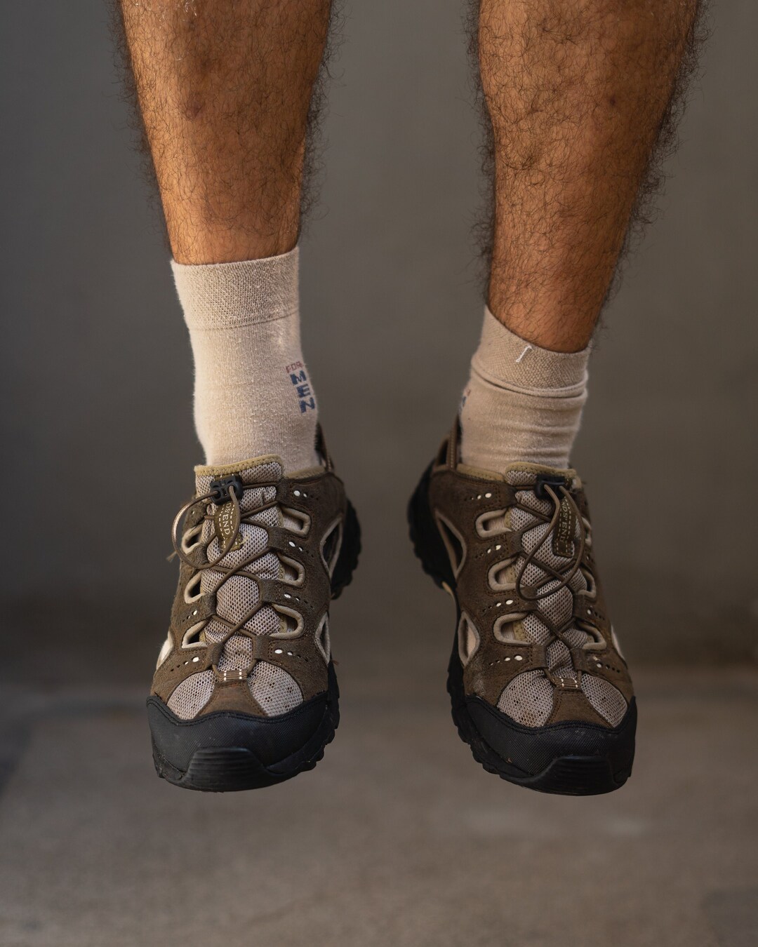 LANDS' END All Weather Closed Toe Sandals Suede Etsy