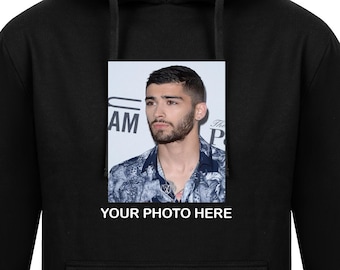 Personalised Customised Text or Photo Unisex Tshirt Sweatshirt Hoodie
