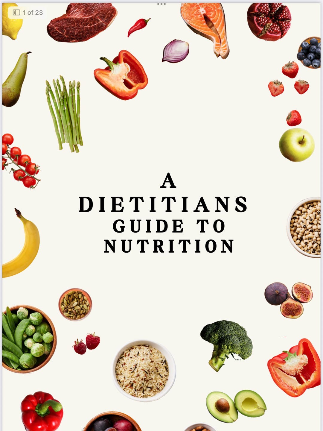 A Dietitians Guide to Nutrition - Etsy