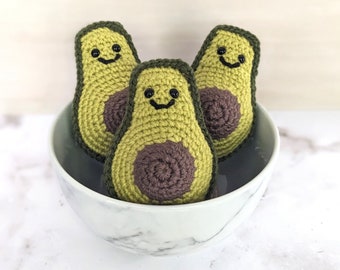 Happy Little Avocado | Handmade Crochet Avocado Gift