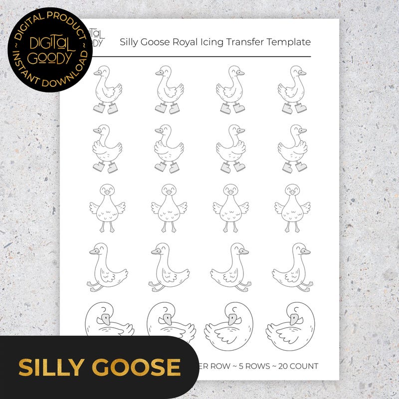 Goose Transfer Sheet - Etsy