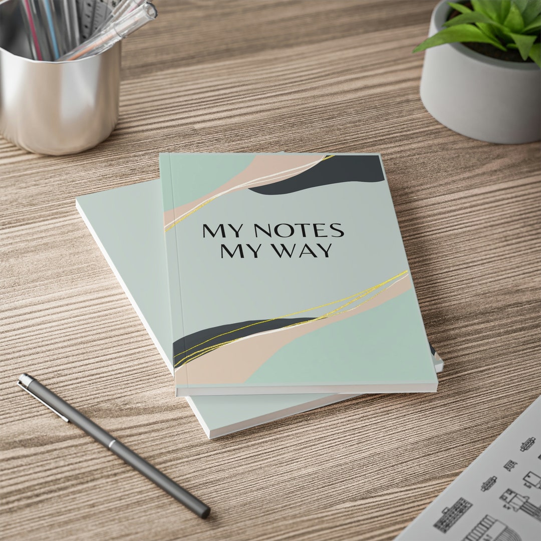 My Notes My Way Softcover Notebook, A5 - Etsy Australia
