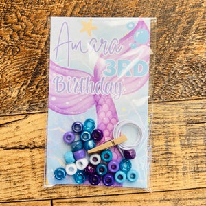 Mermaid Birthday Party Favor: DIY Bracelet Kit