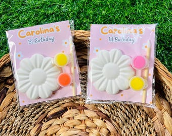 Daisy flower Birthday Party favor,Birthday, Kids Crafts, Party, Kids Birthday,Paint Kits for Kids,DIY, Daisy party favors