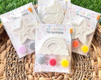 Unicorn party favor,paint kit,unicorn party,craft for kids,DIY,school party favor,kid gift, rainbow party,unicorn party,Montessori.