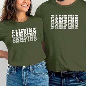 Camping T-Shirt, Campfires, S&#39;mores, Summer T-Shirt, Unisex Tee, Retro Tee, Nature, Outdoor Life, Funny T-Shirt, Christmas Gift, Adventure