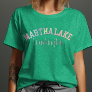 Martha Lake Washington T-Shirt, V-Neck, Hoodie, Sweatshirt, Unique Graphic, Casual Outfit, Everyday Wear, Gift Idea, Comfortable Clothing