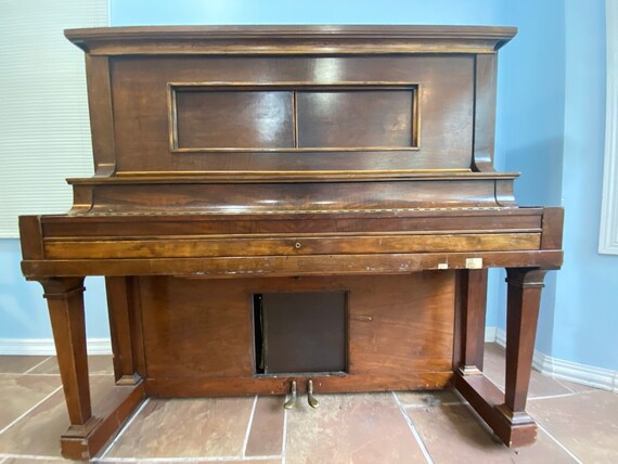 Antique upright player sale piano