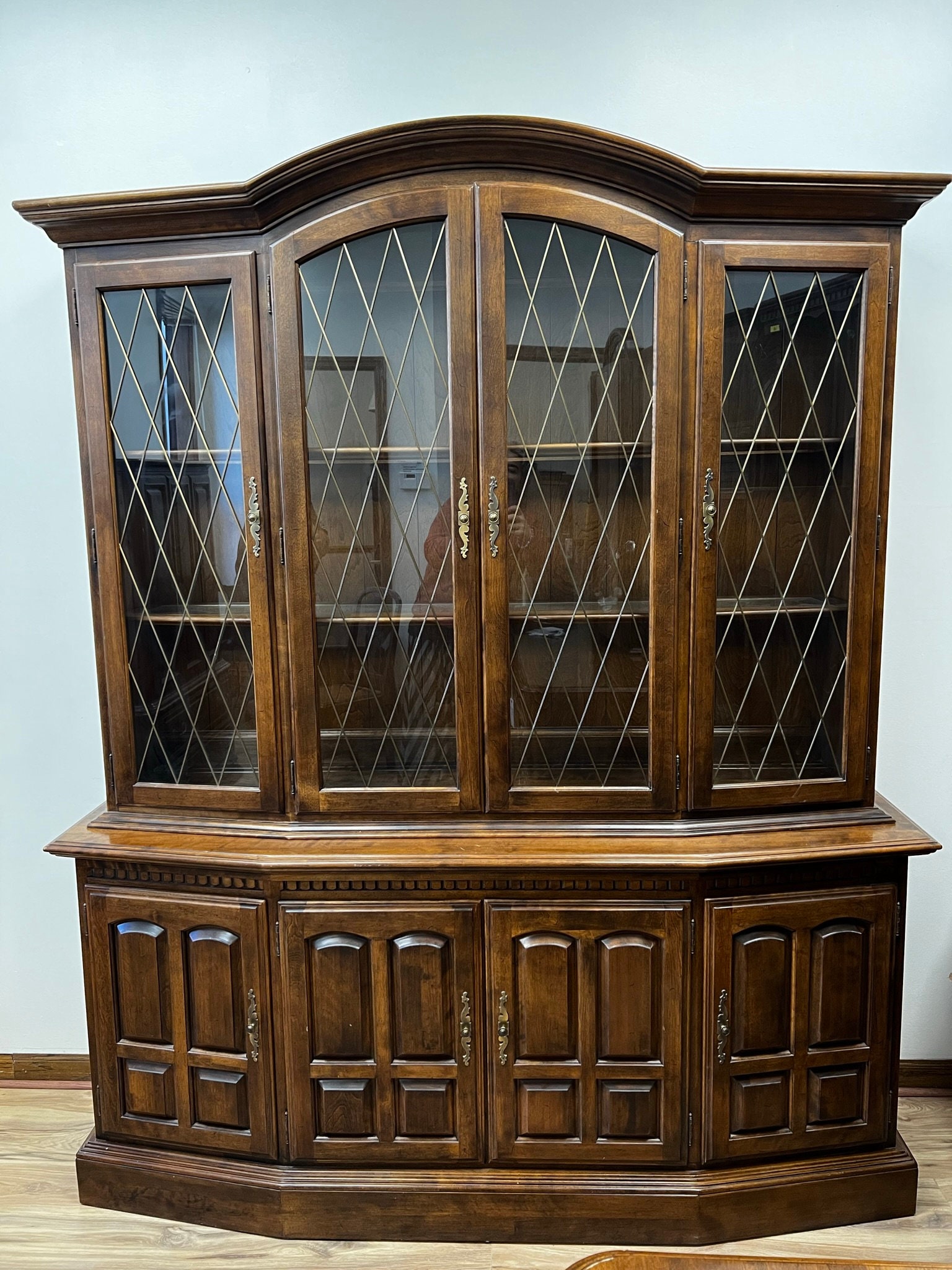 Ethan allen hutch cabinet deals