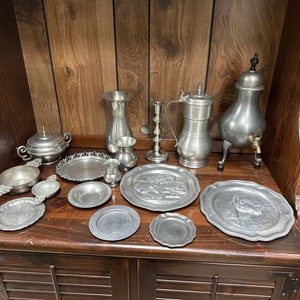 Antique pewter