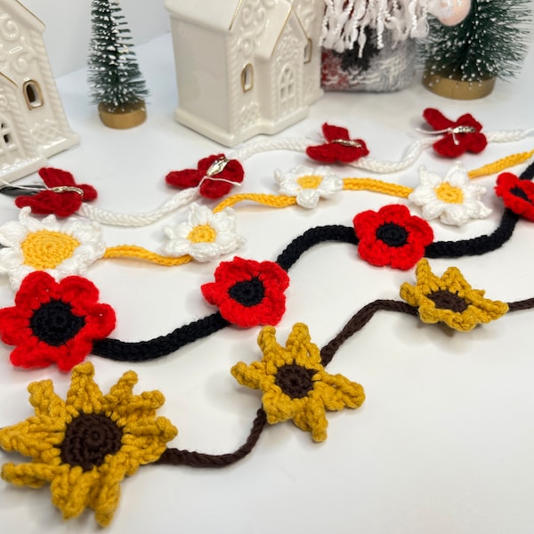 Crochet Floral Hair Pins, Hair Braiding Toddler, Gift for Her