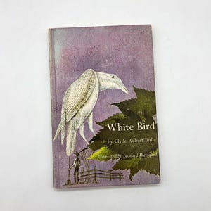 White Bird Clyde Robert Bulla 1966 Weekly Reader Vintage Kids Book