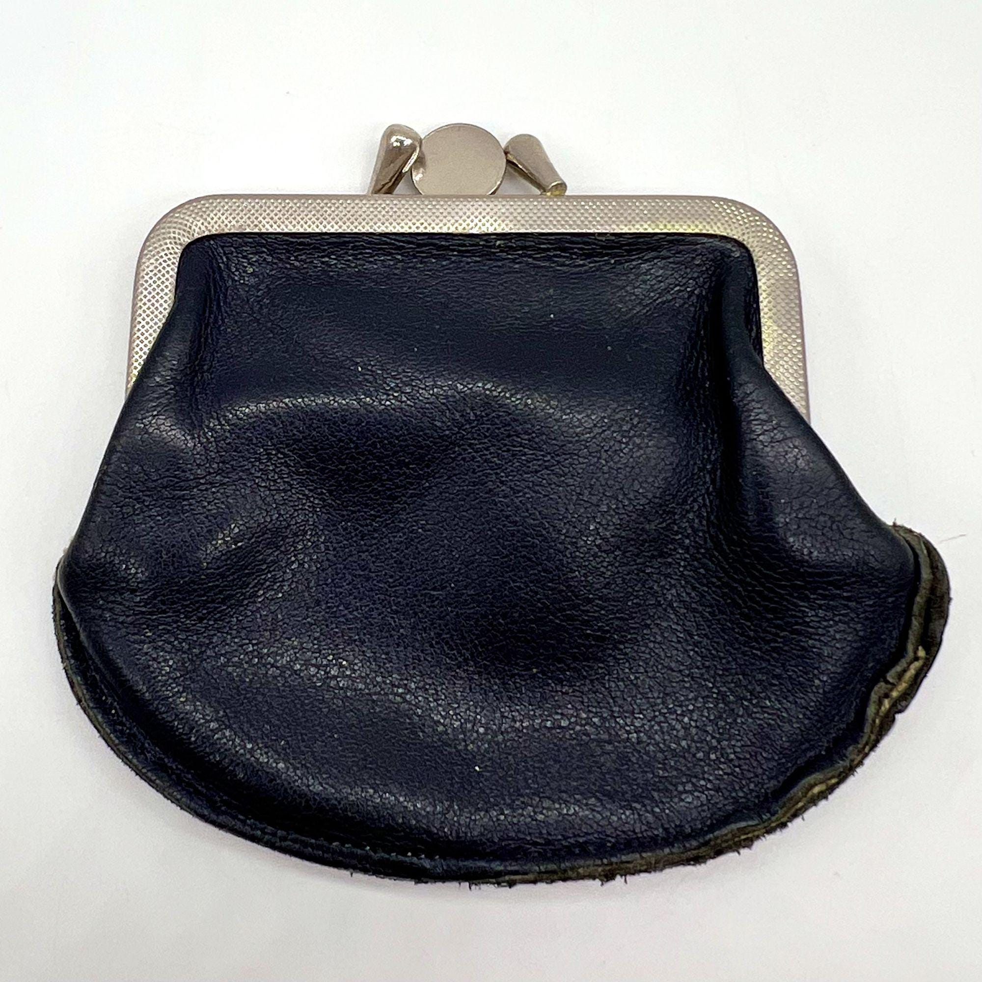 小物 Vintage Coach Change Purse Dark Navy Vintage Coach Change Purse Dark Navy - メルカリ