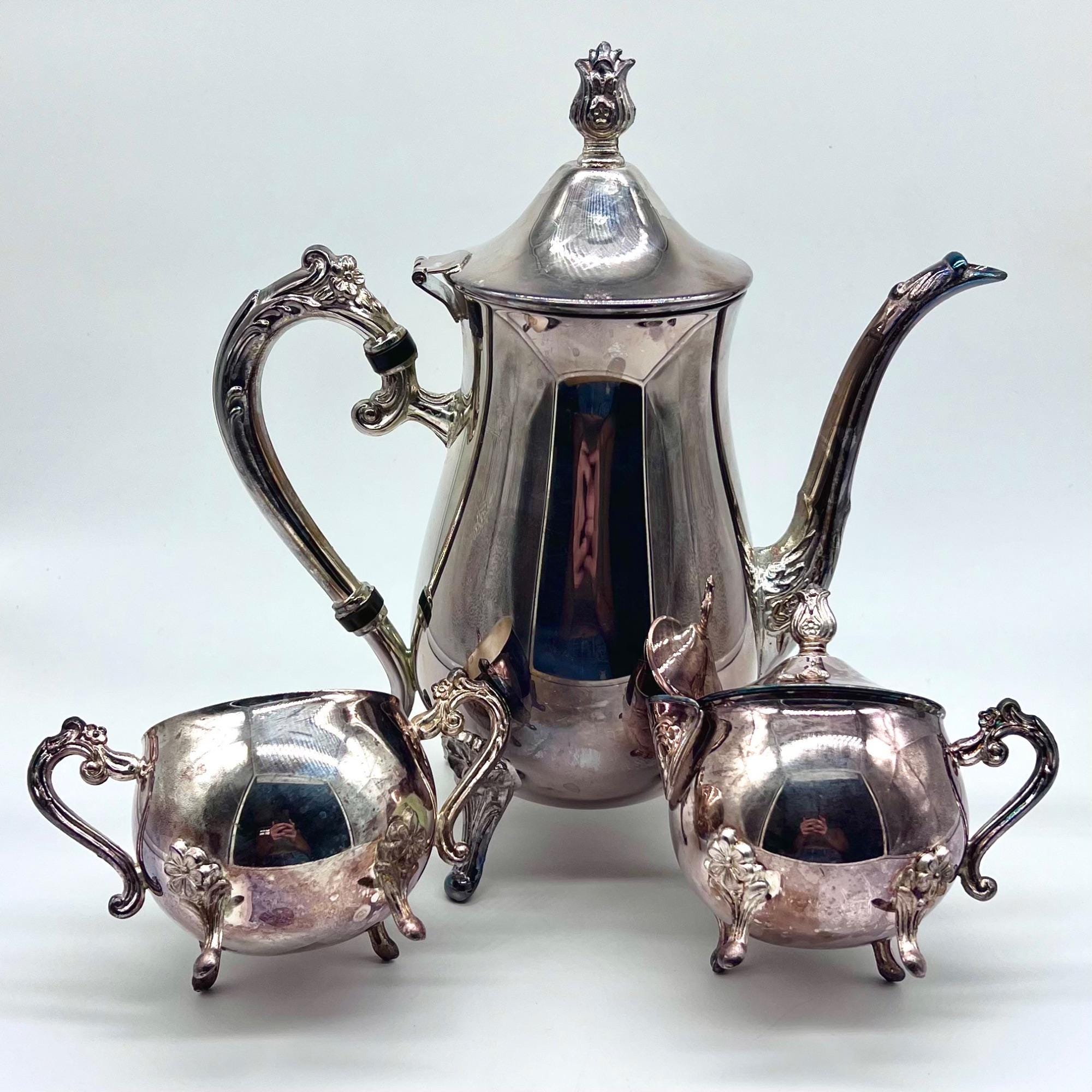 Silver plated tea and coffee set - Etsy 日本